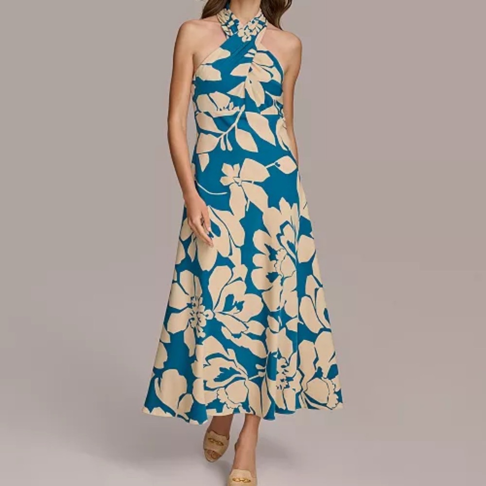 Donna Karan print dress